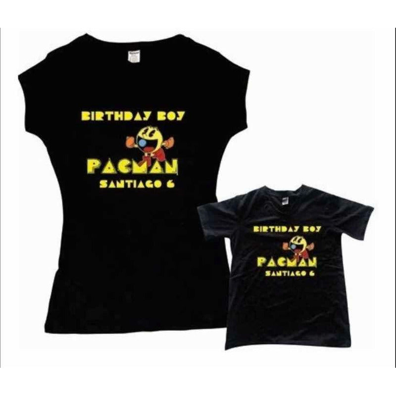 Pkt 3 Playeras Pacman