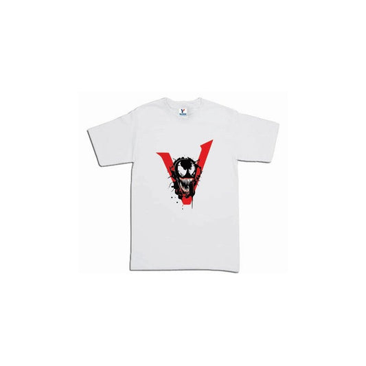 Playera Venom 1 Blanco Marvel Unisex / Infantil