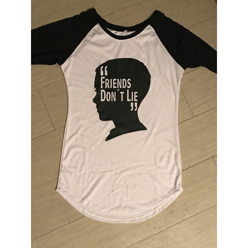 Stranger Things Playera Friends Dont Lie Eleven Manga 3/4 B