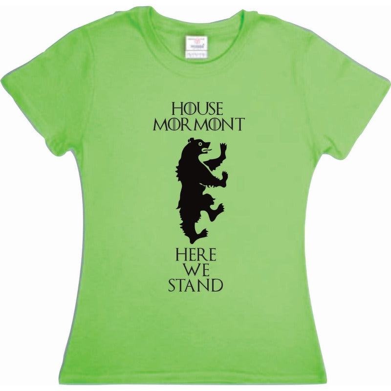 Playera Game Of Thrones House Mormontverde Modelo 1