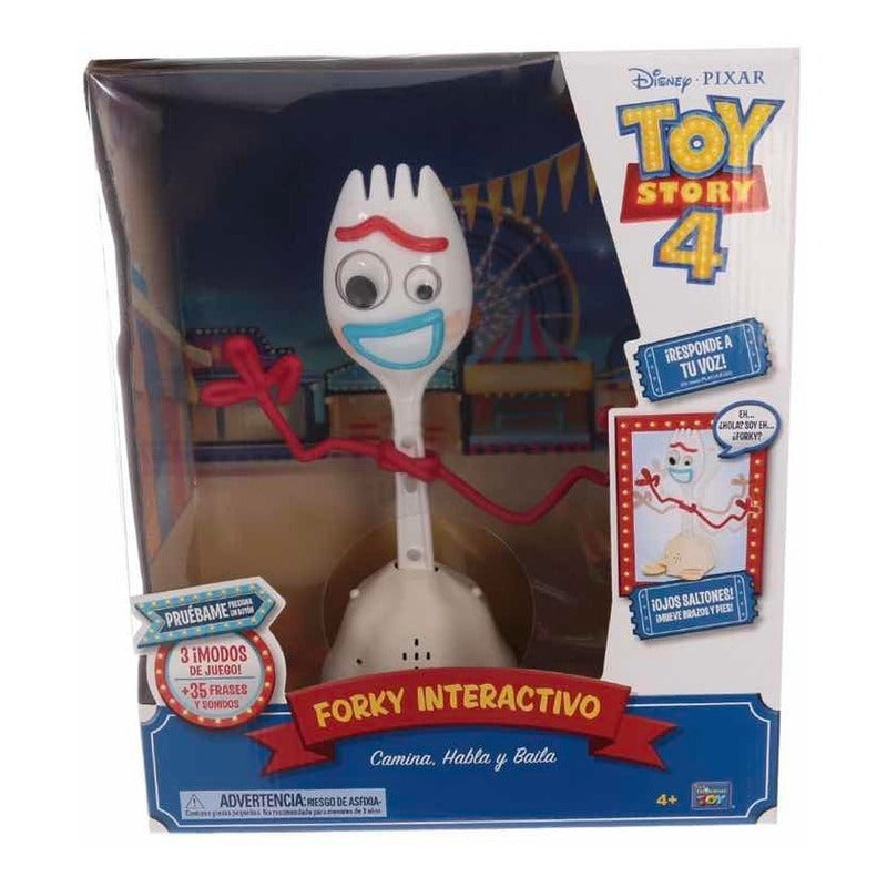 Forky Toy Story 4 Interactivo Español Camina Canta & Baila