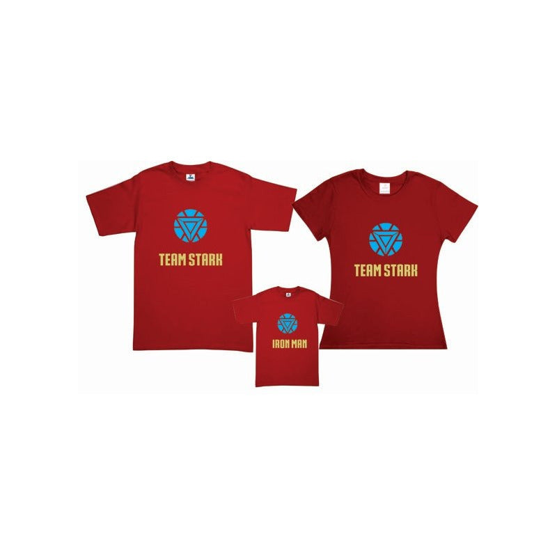 Pkt 3 Playeras Familia Iron Man Reactor Día Del Padre Person