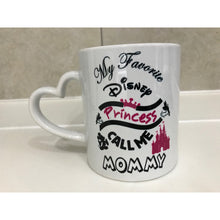 Cargar imagen en el visor de la galería, Taza Mama Princesa Disney Dia De Las Madres 10 De Mayo Heart
