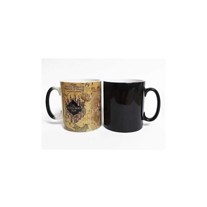 Pkt 2 Playeras Harry Potter Negras Y Taza Del Mapa