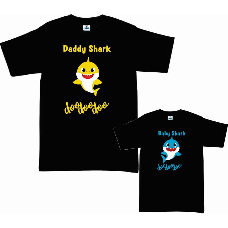 Pkt Baby Shark 2 Playeras Familia Mama Hijos Personaliza Ngr