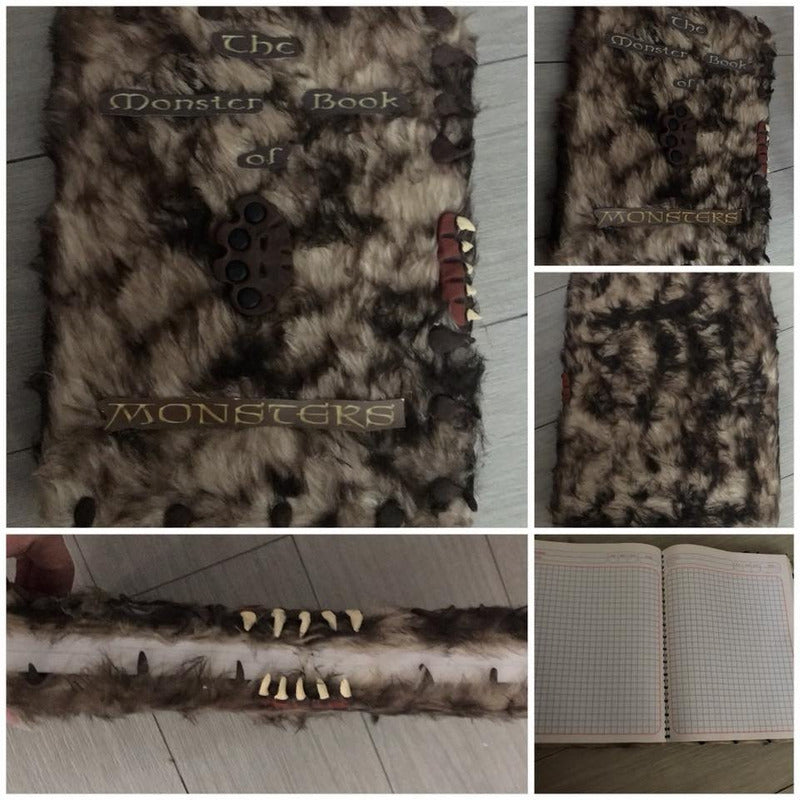 Libreta Monstruoso Libro De Los Monstruos  Harry Potter