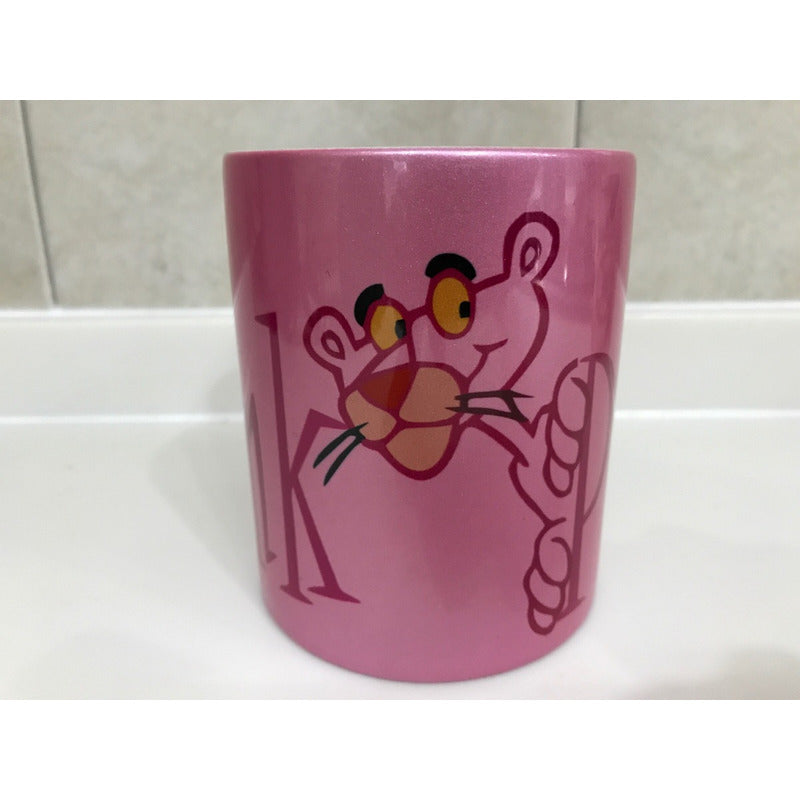 Pantera Rosa Taza De Ceramica Metalizada