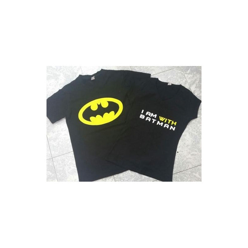 Pkt Playeras Batman Pareja Novios San Valentin