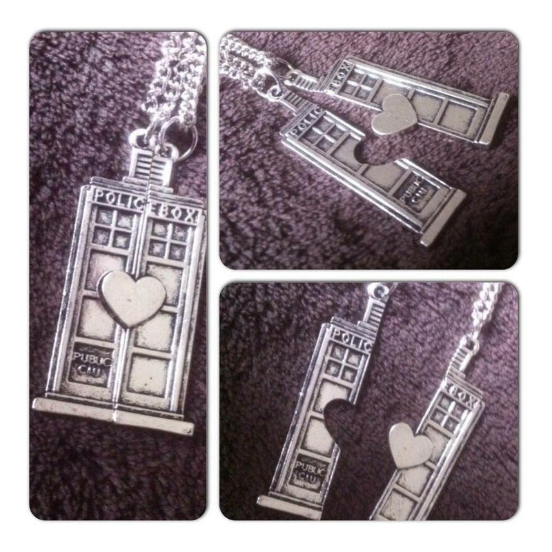 Set 2 Collares Pareja / Amistad Tardis Partida Doctor Who