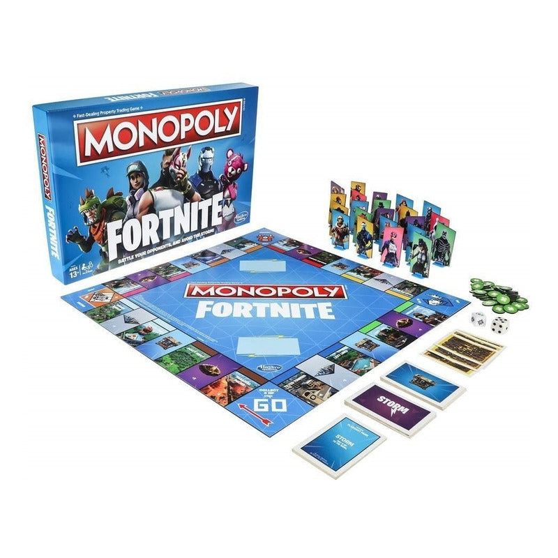 Fortnite Monopoly Monopolio Hasbro Ingles