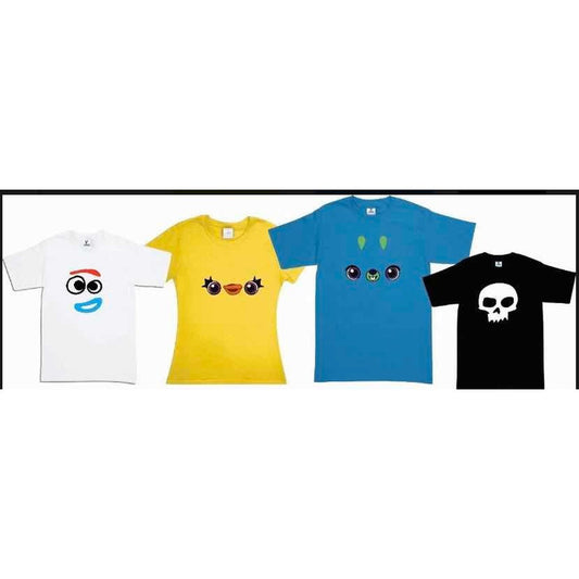 Pkt 4 Playeras Toy Story 3 Tallas Básica Y 1 Xxl