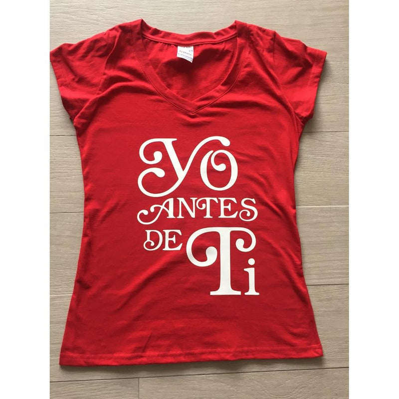 Pkt Yo Antes De Ti Playera Y Taza