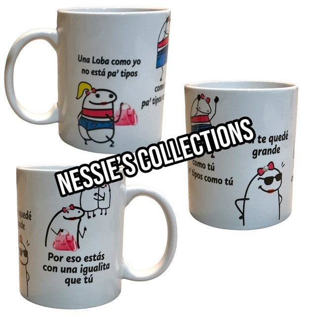 Taza Flork Una Loba como Yo no esta pa tipos como tu Shakira Bzrp