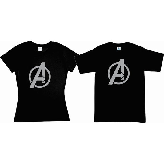 Pkt 2 Playeras Avengers Pareja Novios Endgame