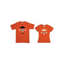 Cargar imagen en el visor de la galería, Pkt Sr Y Sra Cara De Papa Playeras Toy Story Pareja  Evento
