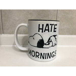 Taza Snoopy I Hate Mornings