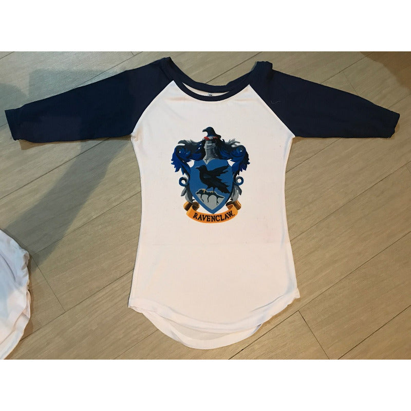Hogwarts Playera Gryffindor Ravenclaw Slytherin Hufflepuff