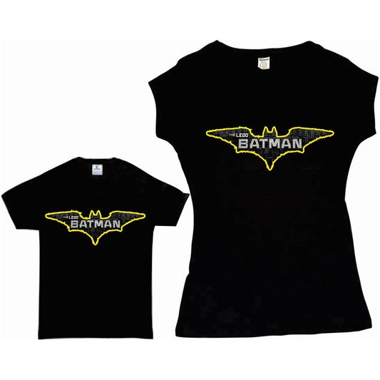 Pkt 4 Playeras Batman Lego Familia Personalizadas