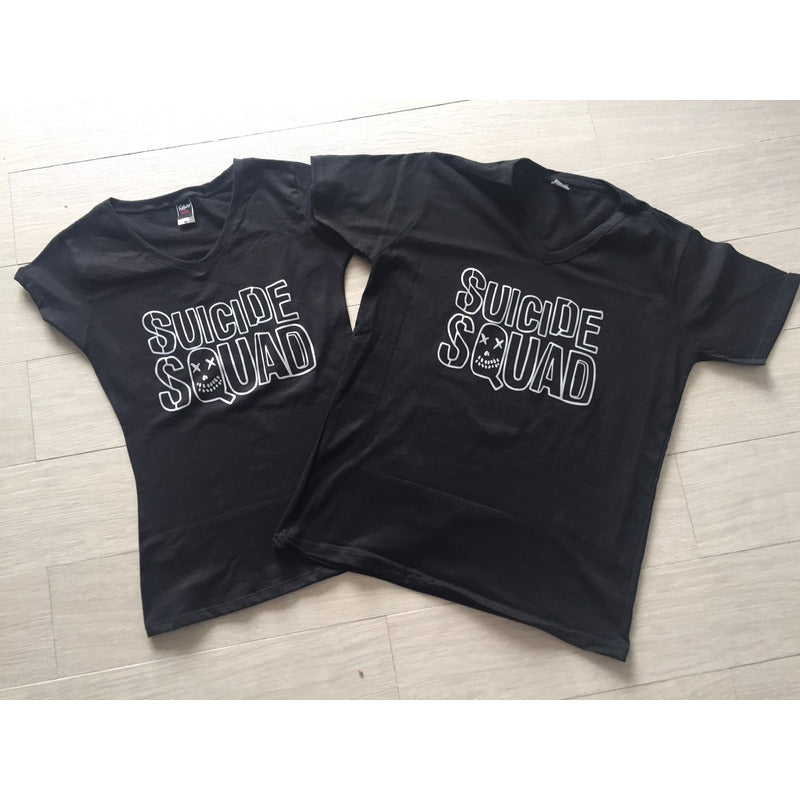 Escuadron Suicida Pkt Playeras Pareja Suicide Squad