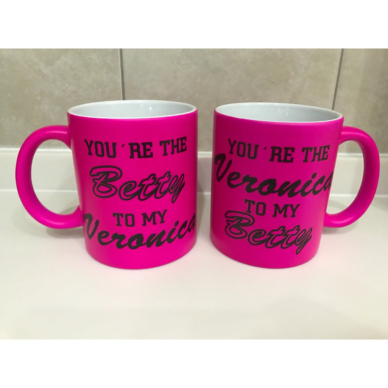 Pkt 2 Tazas Riverdale Amistad Betty Copper Y Veronica Lodge