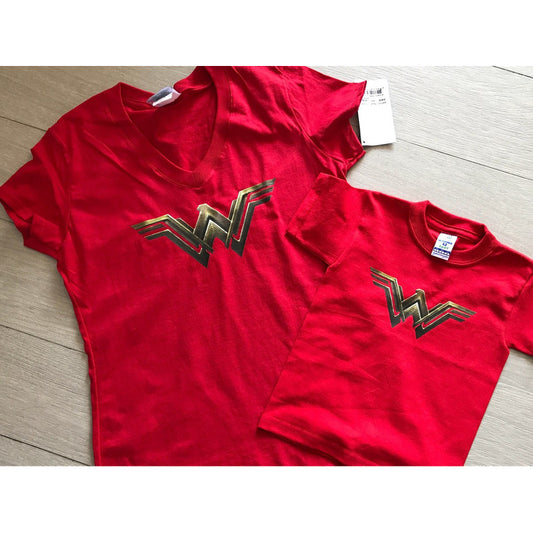 Set Playeras Wonder Woman Mamá E Hija Mujer Maravilla 2017
