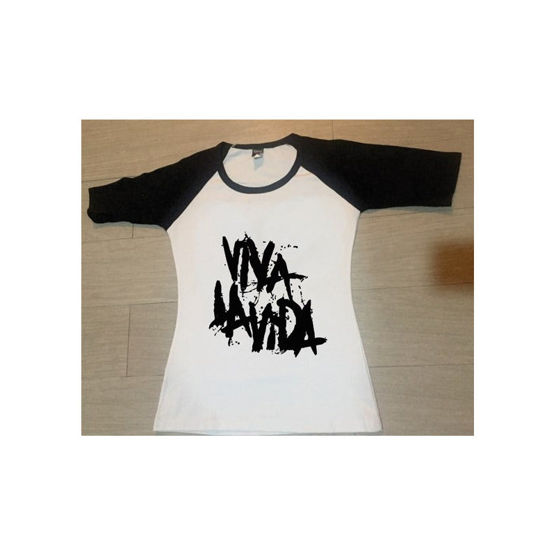 Playeras Coldplay Dama / Caballero Manga 3/4