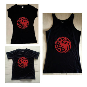 Playera Casa Targaryen Game Of Thrones Dama Juego De Tronos