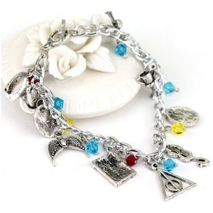 Harry Potter Pulsera Horrocrux Dijes Reliquias De La Muerte