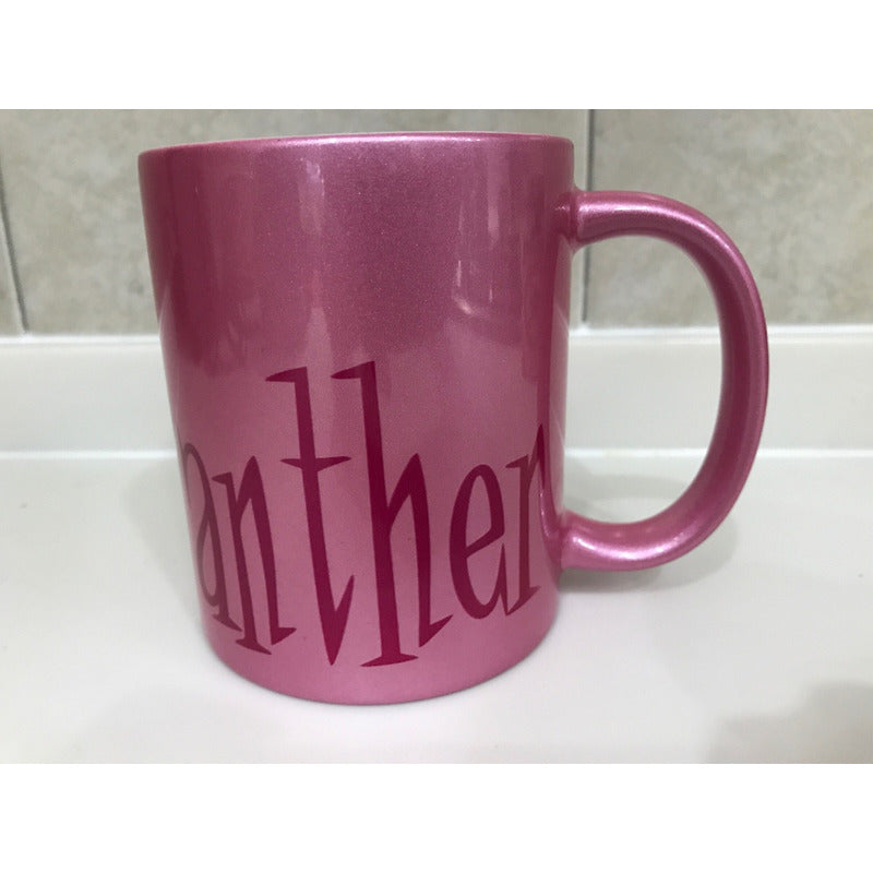 Pantera Rosa Taza De Ceramica Metalizada