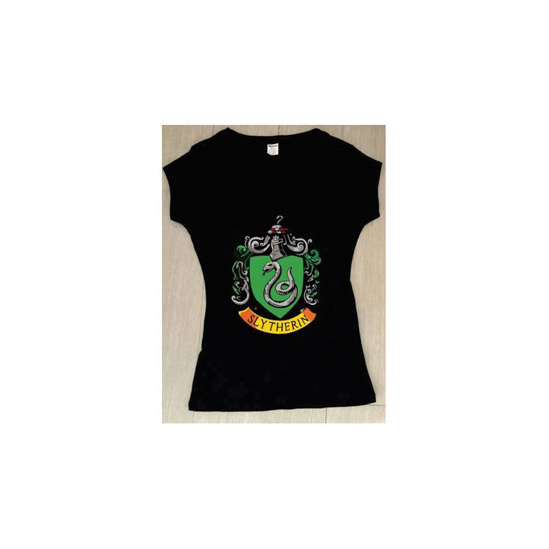 Playera Escudo Slytherin Harry Potter Hogwarts