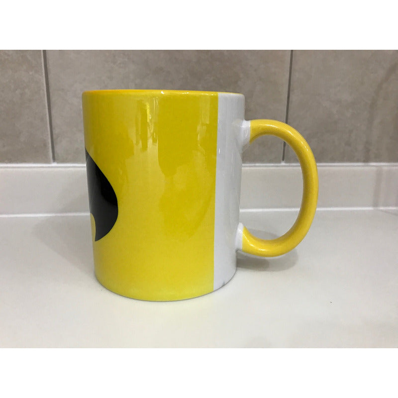 Taza Básica Batman Amarilla