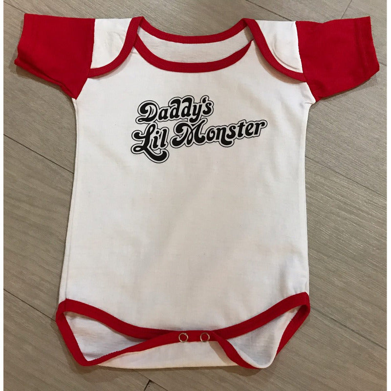 Pkt Harley Quinn Pañalero Bebe Y Playera Dama