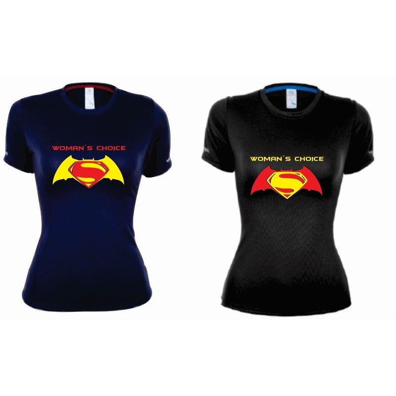 Pkt 2 Playeras Batman Vs Superman Dry Fit Gym
