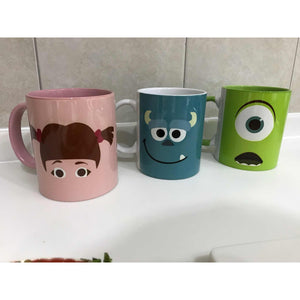Pkt 3 Tazas Monster Inc Sulley Mike Y Boo