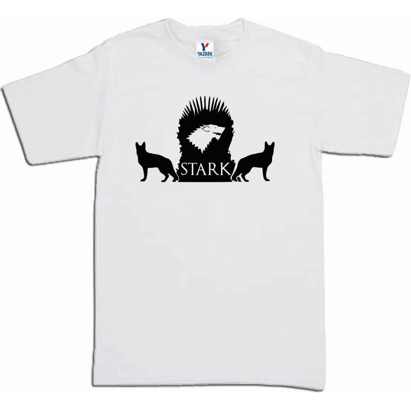 Playera Game Of Thrones Trono De Hierro Stark Caballero