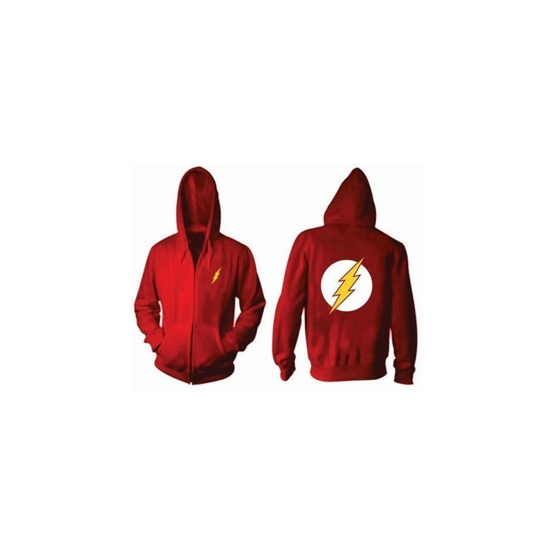 Pkt 2 Sudaderas The Flash Dc Comics Con Gorro Pareja Novios