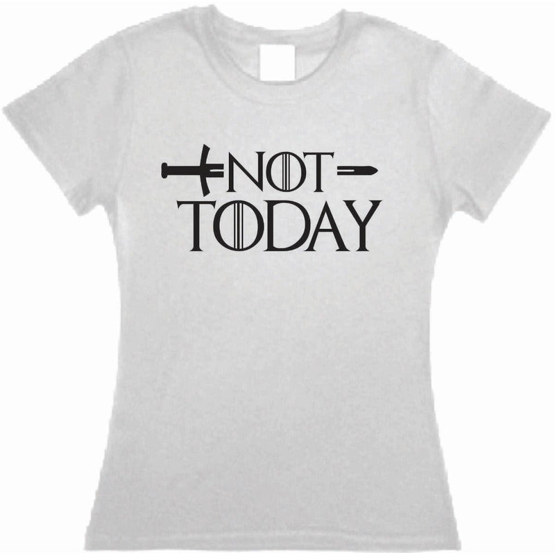 Playera Game Of Thrones Not Today Arya Stark Dama
