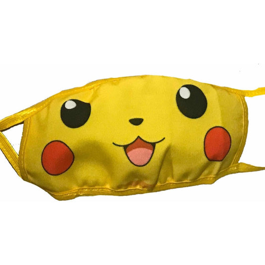 Cubrebocas Pikachu Anime Kawaii Tapa Bocas Tela Pokemon