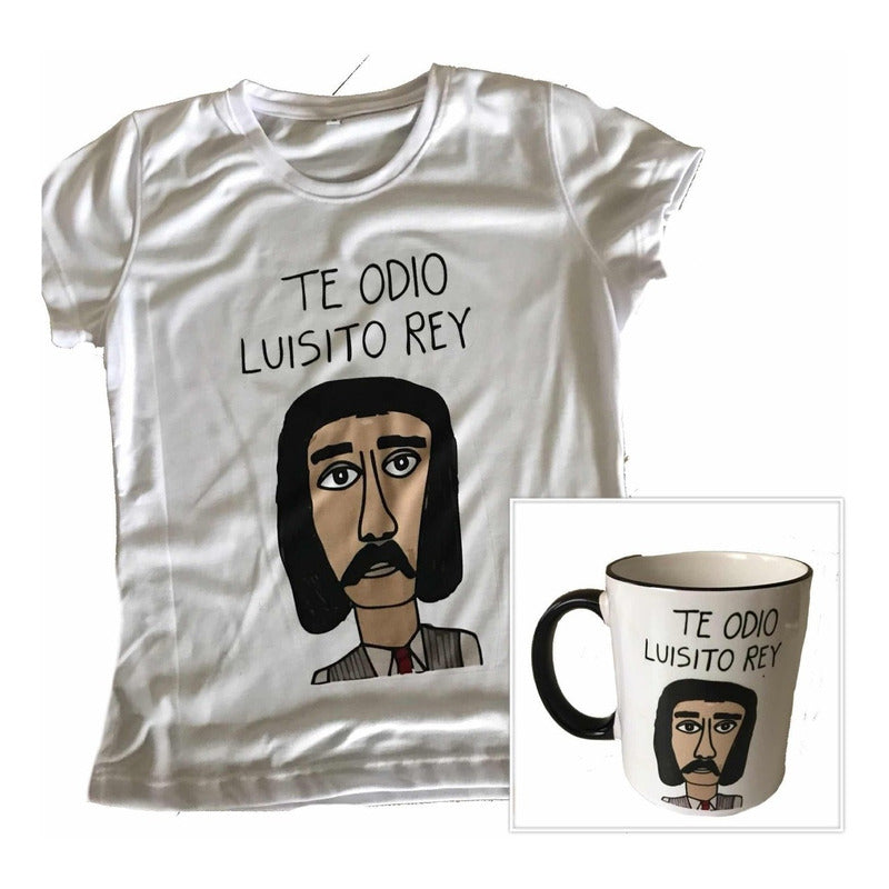 Pkt Luisito Rey Playera Y Taza Regalo Serie