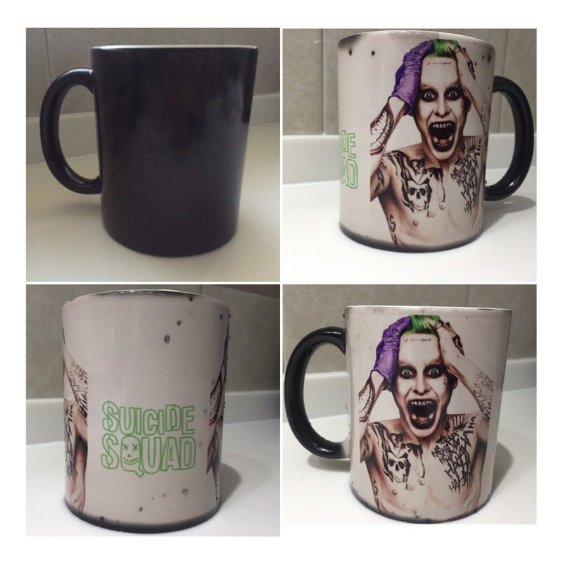 Pkt 2 Tazas Joker 1  Mágica Y 1 Basica  Escuadron Suicida