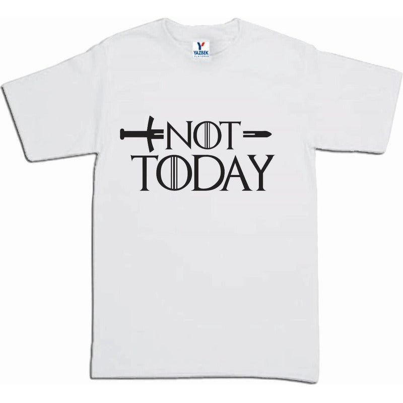 Playera Game Of Thrones Not Today Arya Stark Caballero