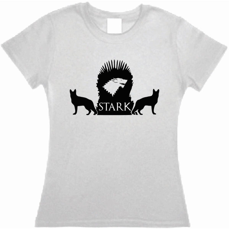 Playera Game Of Thrones Trono De Hierro Stark Dama