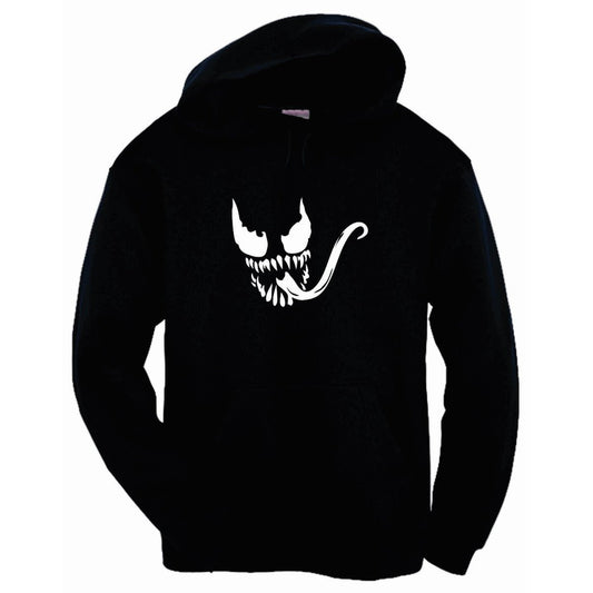 Sudadera Venom Negro Capucha Cerrada Marvel