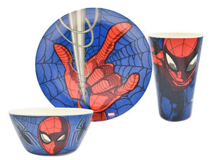 Vajilla Disney Marvel Spiderman Hombre Araña Bambú Colección