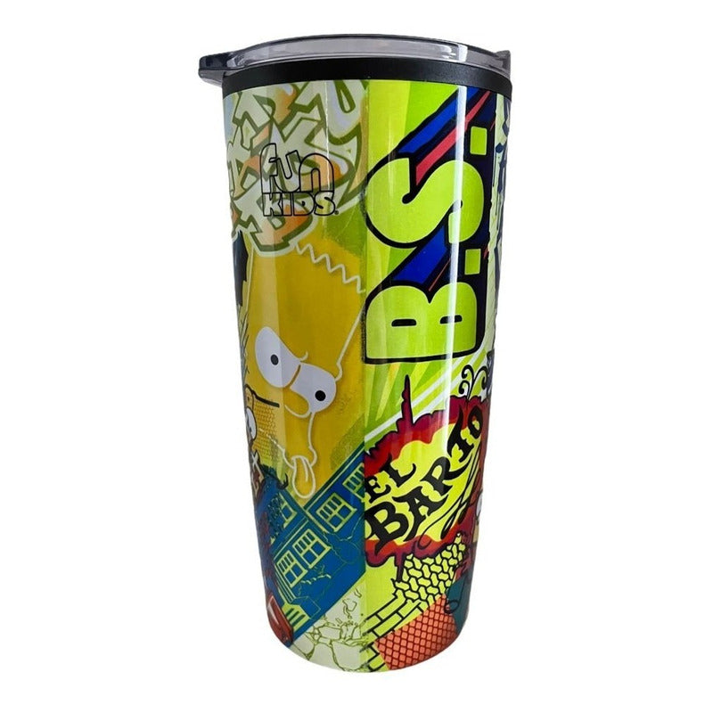 The Simpsons Vaso Termo Doble Capa Acero Inoxidable 450 Mls