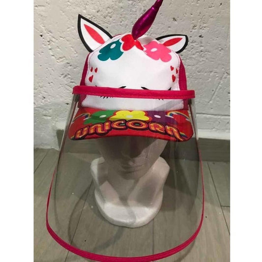 Pkt 2 Gorras Protector Facial Variados Y 2cubrebocas