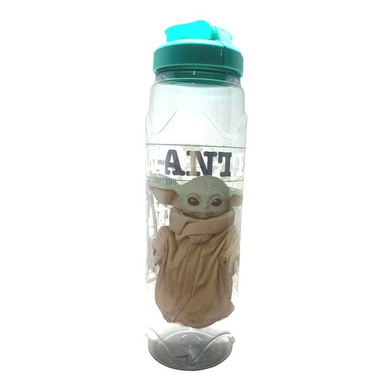 Botella De Agua Baby Yoda Grogu Mandalorian Star Wars Md2