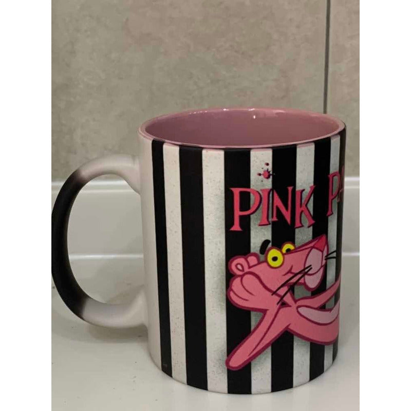 Pantera Rosa Taza Mágica Térmica Pink Panther Mod Ros