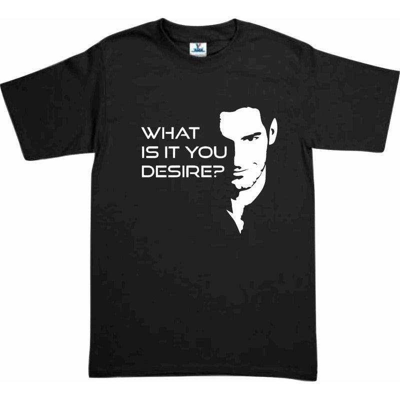 Playera Lucifer  Serie What Is It You Desire Unisex