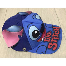 Cargar imagen en el visor de la galería, Gorra Stitch Cubrebocas Protector Facial Tapa Bocas Niño Md2
